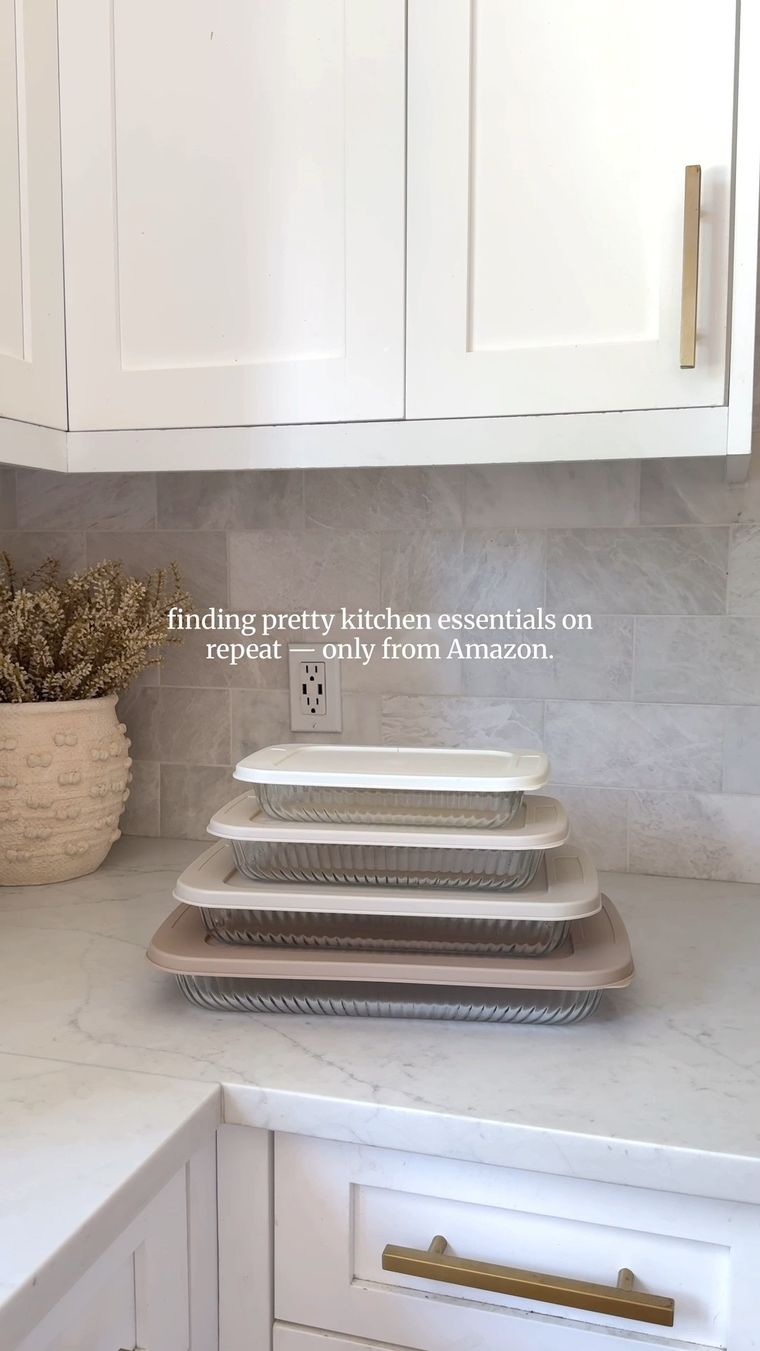 I'm obsessed with my latest kitchen finds from Amazon. These are the prettiest, neutral baking dishes! These sellout regularly - preorder now available. These anti-skid cutting boards are essential for meal prep. I also restocked my kitchen with these textured, absorbent kitchen towels. This marble and gold towel holder is pretty and functional. ✨ #founditonamazon #amazonhome

#LTKHome #LTKSaleAlert #LTKfoodie