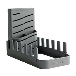 Dorai Dish Pad Rack Grey | The Container Store