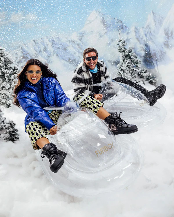 Inflatable Snowmobile Sled
                      Super Clear™, 2-Pack | FUNBOY