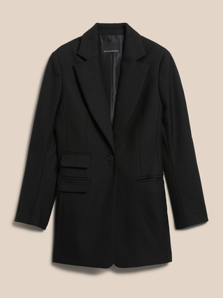 Lido Sculpted Wool Blazer | Banana Republic (US)