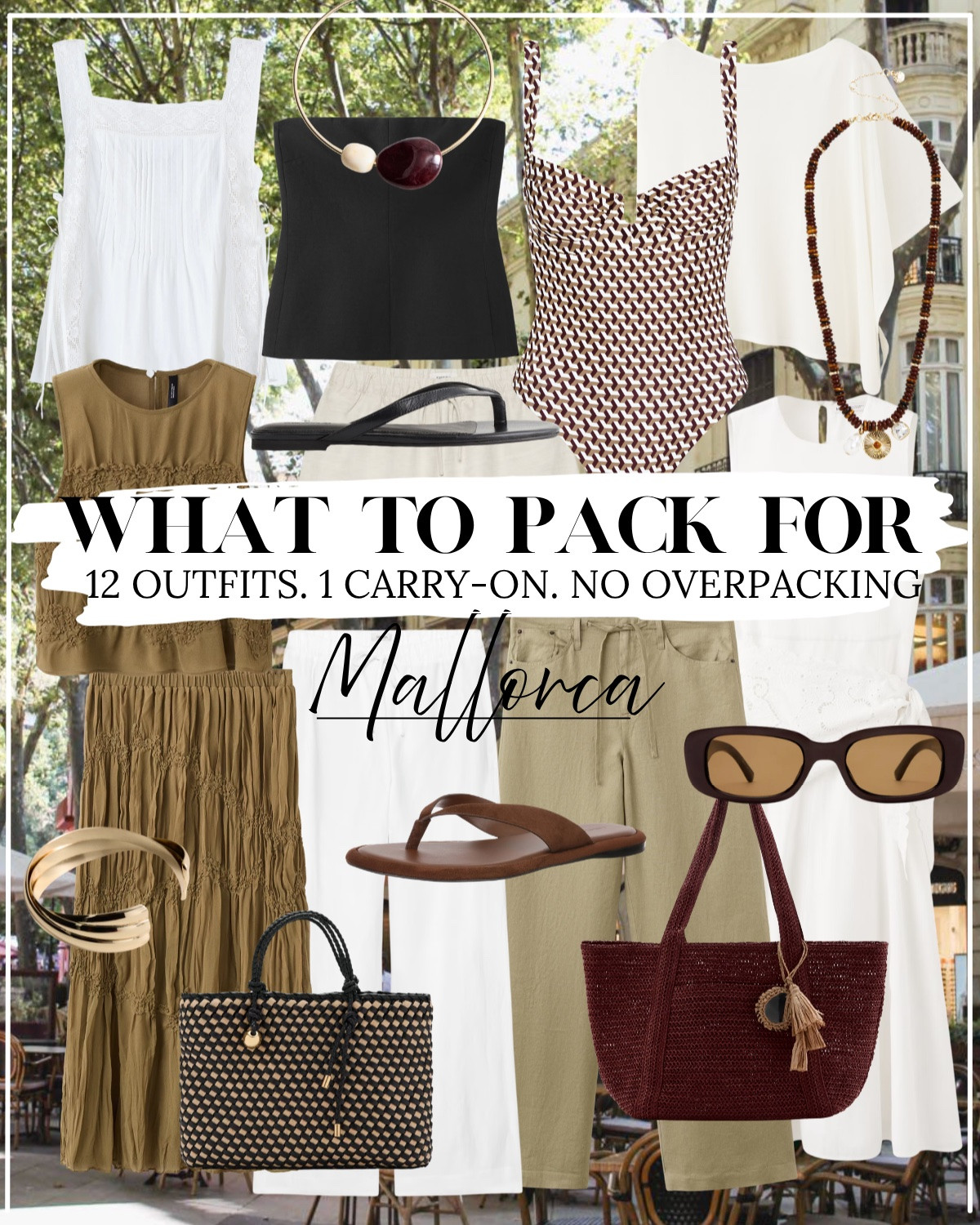 What to pack for Mallorca in a carry-on 

Travel capsule / Europe summer / minimal style / Spain outfits

#LTKTravel