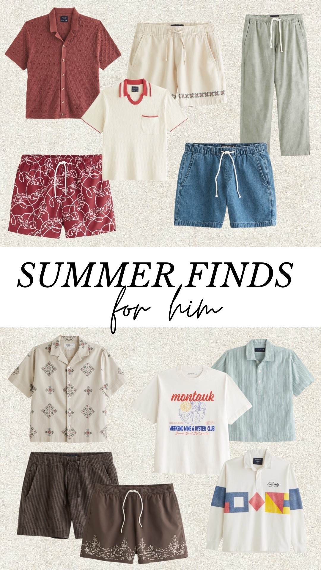 Summer finds for him! 

#LTKootd #LTKgrwm