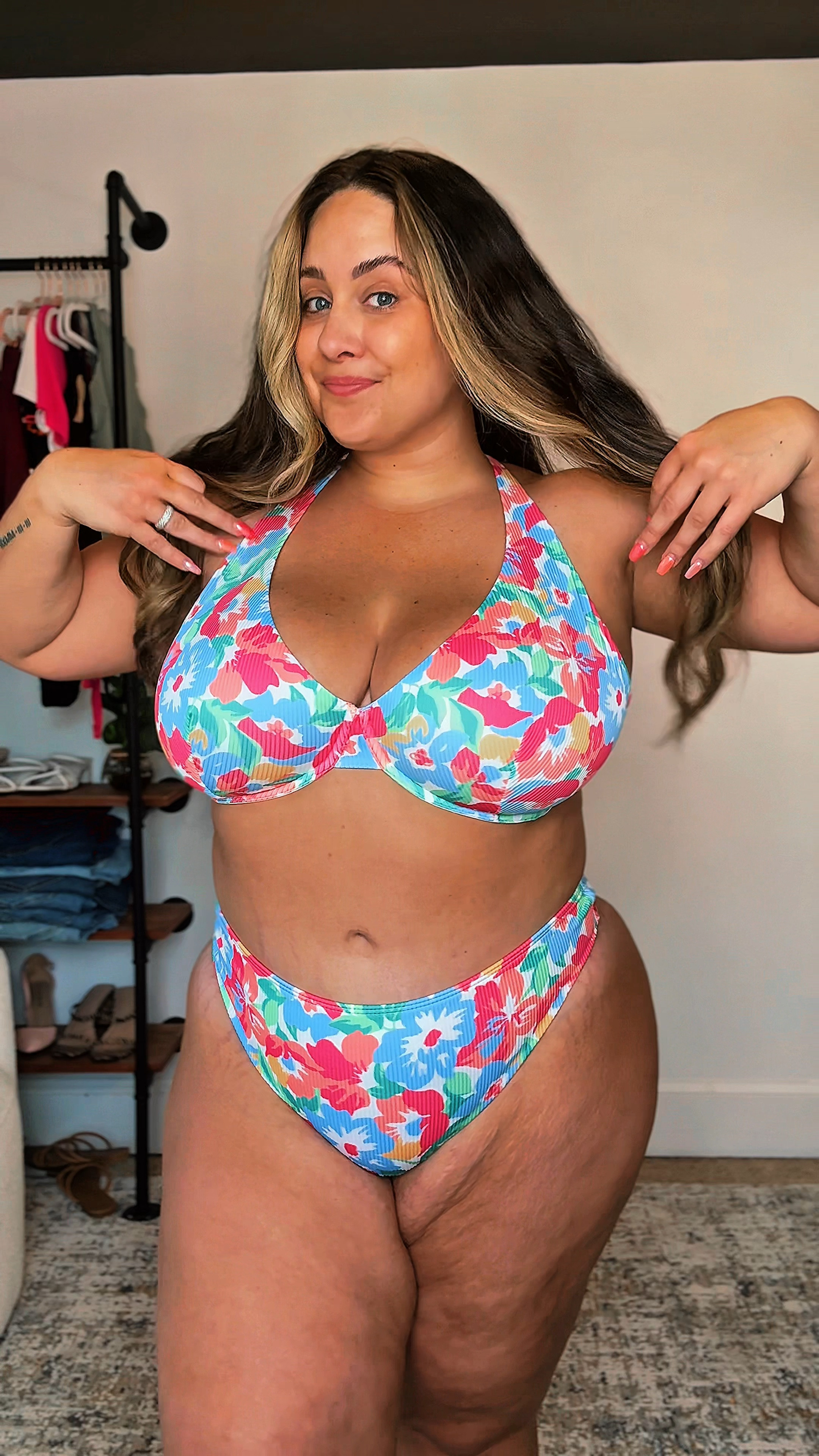 BACK IN STOCK! 

Run now and DO NOT WAIT! The BEST bikini for the full bust gals in BACK IN STOCK in new colors and prints for 2025! 

I prefer the size XXL up top and XL on bottom. For reference, the navy blue top and lemon bottom are from Abercrombie, XL in both. 

#bikini #fullbust #curvy 

ROMPER: from Walmart and no longer available. Linked several similar styles! 

#LTKMidsize #LTKSwim #LTKStyleTip