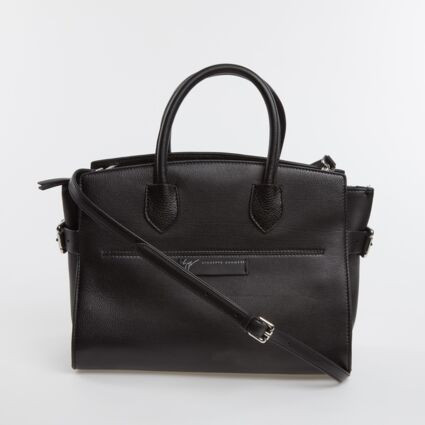 Black Grained Grab Bag | TK Maxx