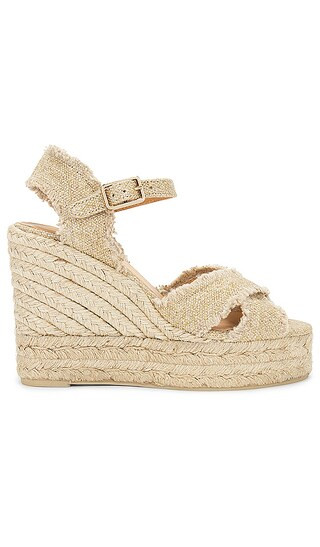 Bromelia Wedge in Oro Claro | Revolve Clothing (Global)