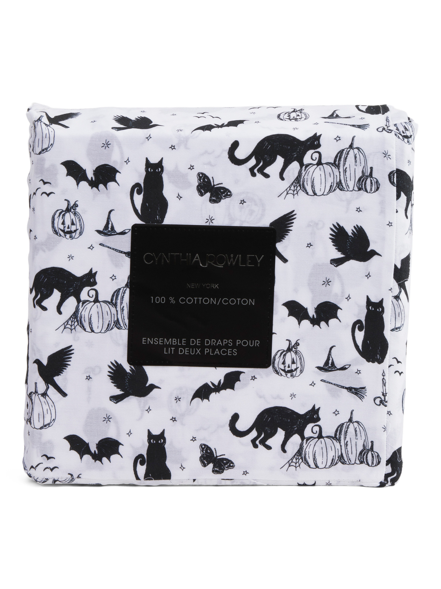Haunted Cat Toile Sheet Set | TJ Maxx