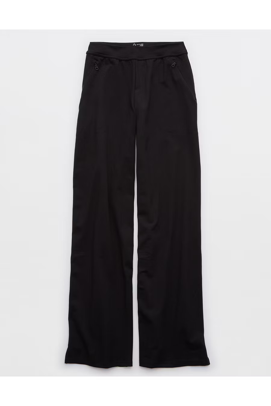 OFFLINE By Aerie The Hugger Trouser Women's True Black XL Long | American Eagle Outfitters (US & CA)