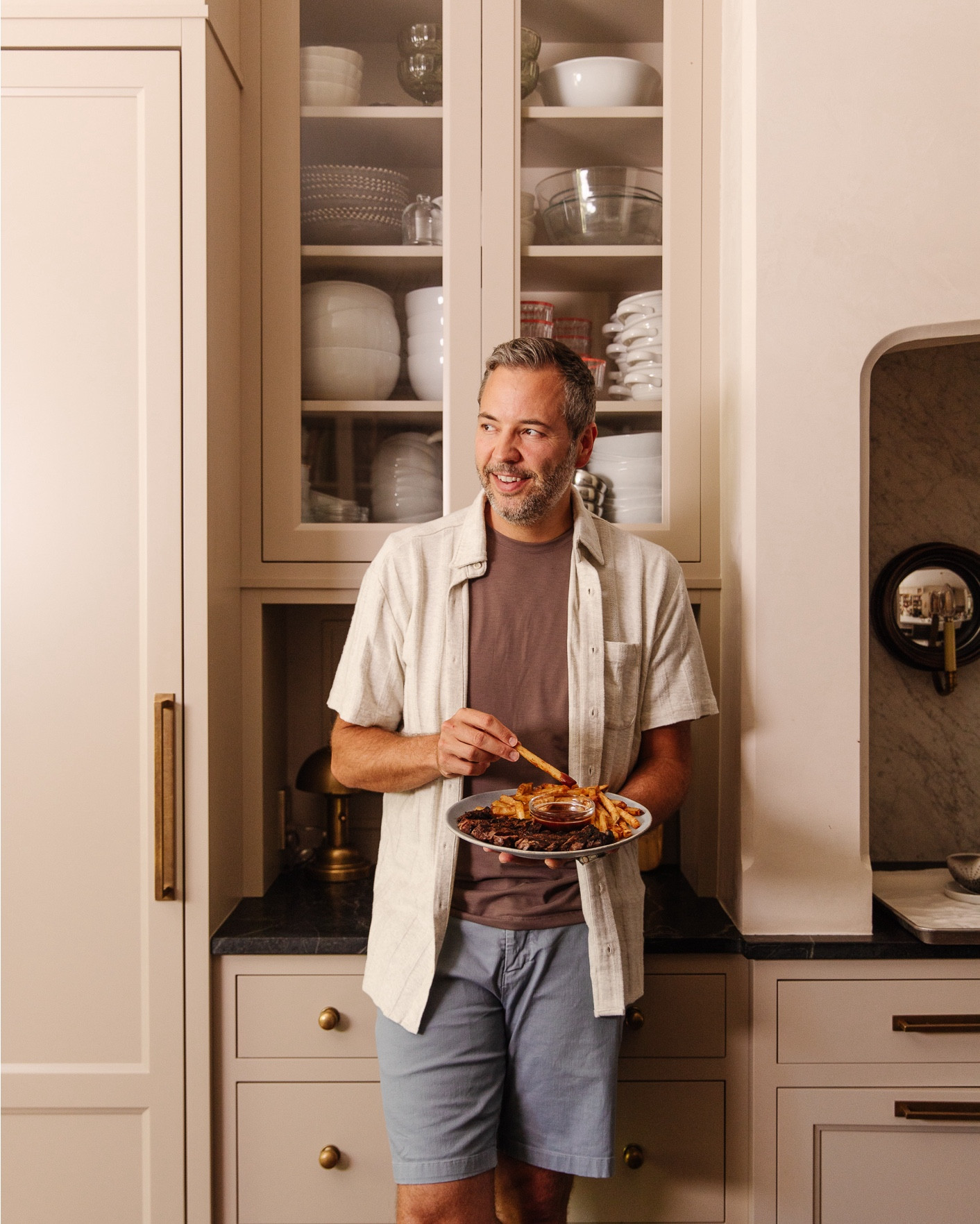 Today on Chris Cooks we’re making Chris’s steak frites with an Asian flavor twist. He says it’s easily one of the best things he’s ever made! Get the full recipe at ChrisLovesJulia.com

#LTKFamily #LTKHome #LTKFindsUnder50