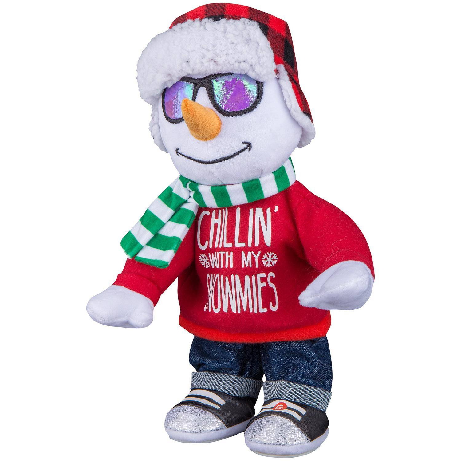 Gemmy - Chillin' With My Snowmies Animated Decor 14.17 in. (Case of 6) - Multicolored | Best Buy U.S.