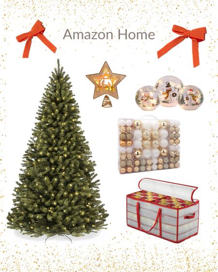 Christmas Decor - Amazon home 🎄
🔑 Christmas tree, Christmas ornaments, 
Christmas Ornament Storage Box, Christmas tree toppers, snow globes 

#LTKhome #LTKHoliday