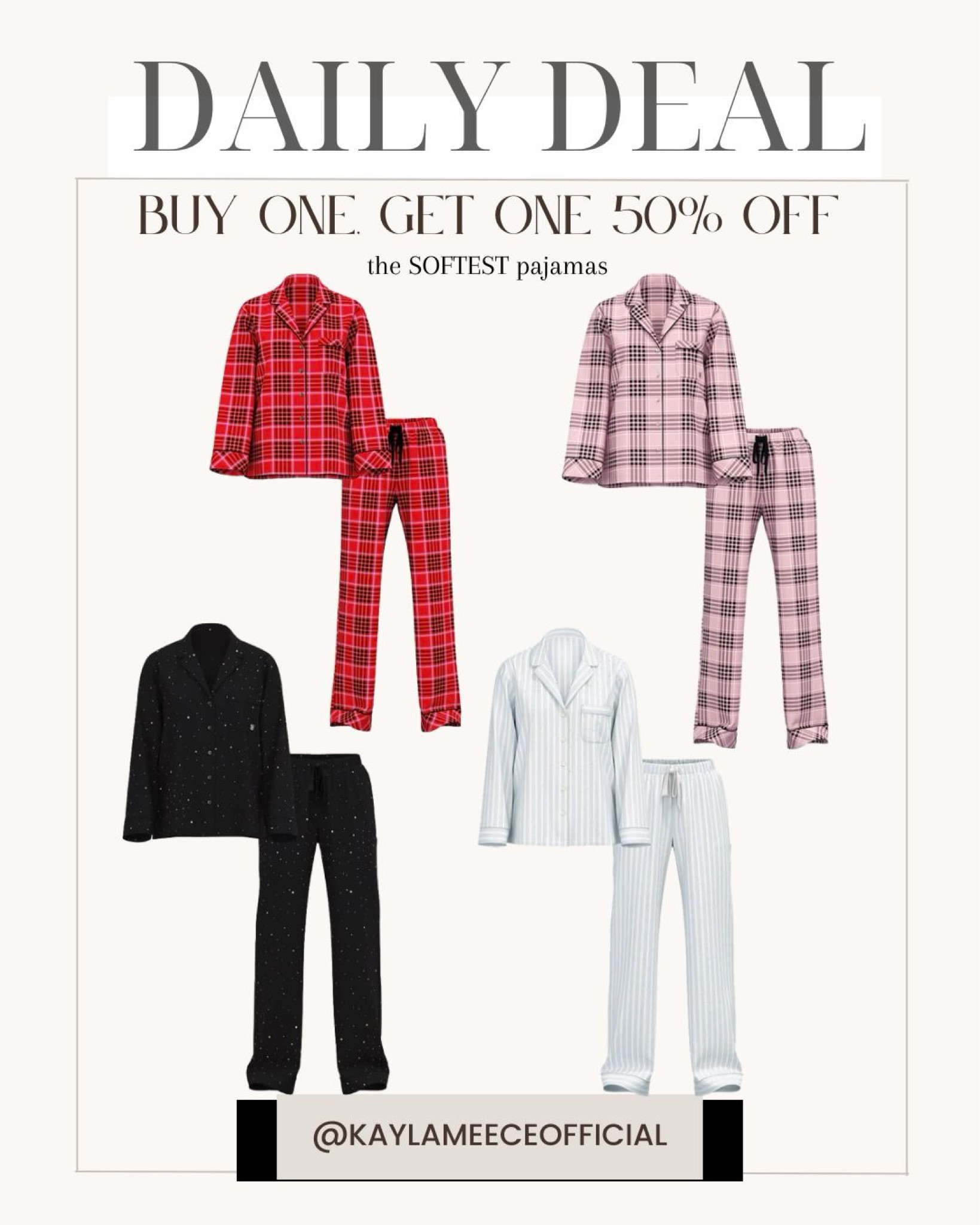 Victorias Secret buy one get one 50% off - flannel pajamas 

#victoriassecretsale #flannelpajamas #womensflannelpajamas #matchingpajamasets #softpajamaswomen #warmpajamaswomen #sleepwearforwomen #cozypajamasets 

#LTKCyberWeek #LTKHoliday #LTKGiftGuide