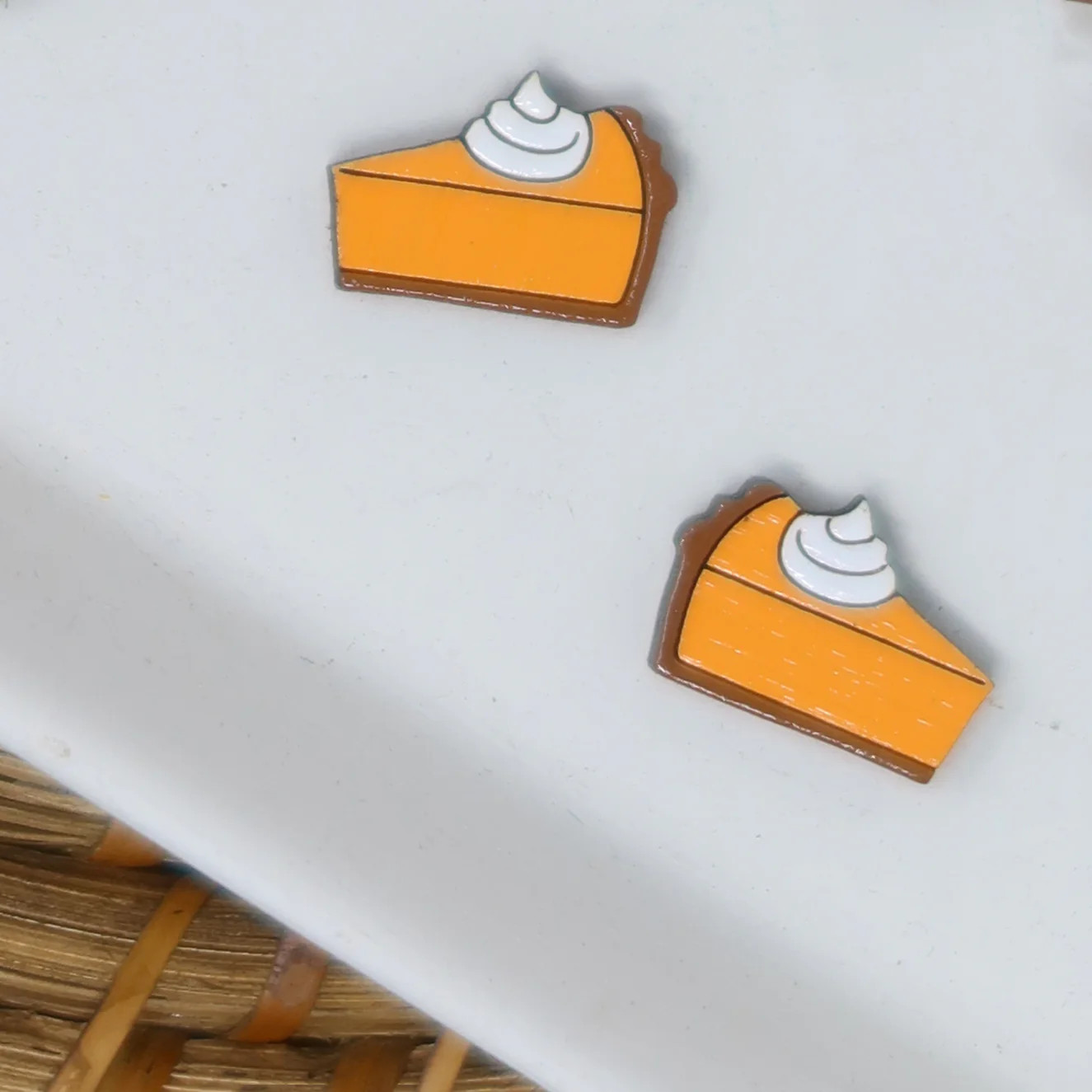 Pumpkin Pie Stud Earrings | Le Chic Miami