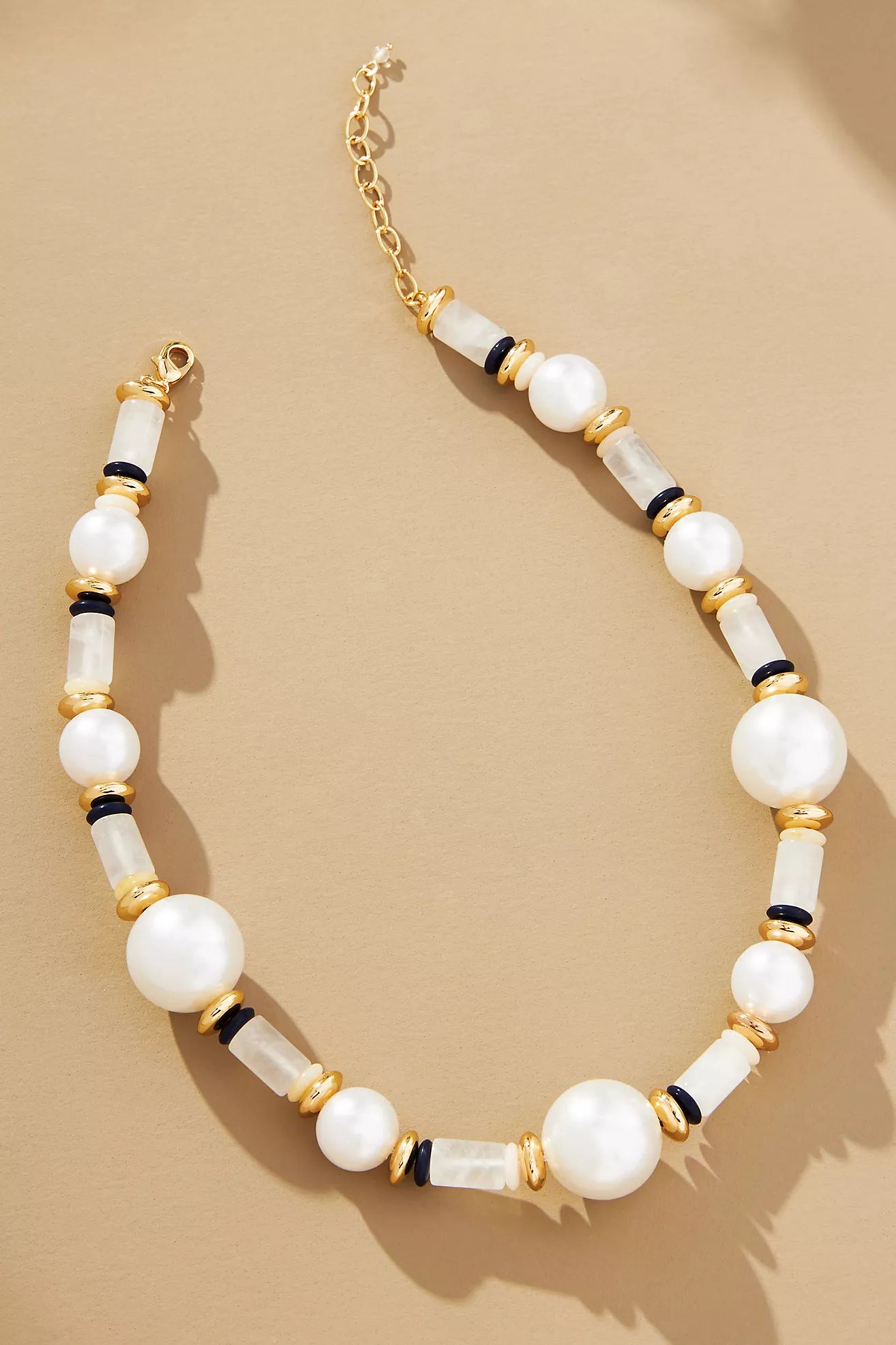 Preppy Pearl Beaded Necklace | Anthropologie (US)