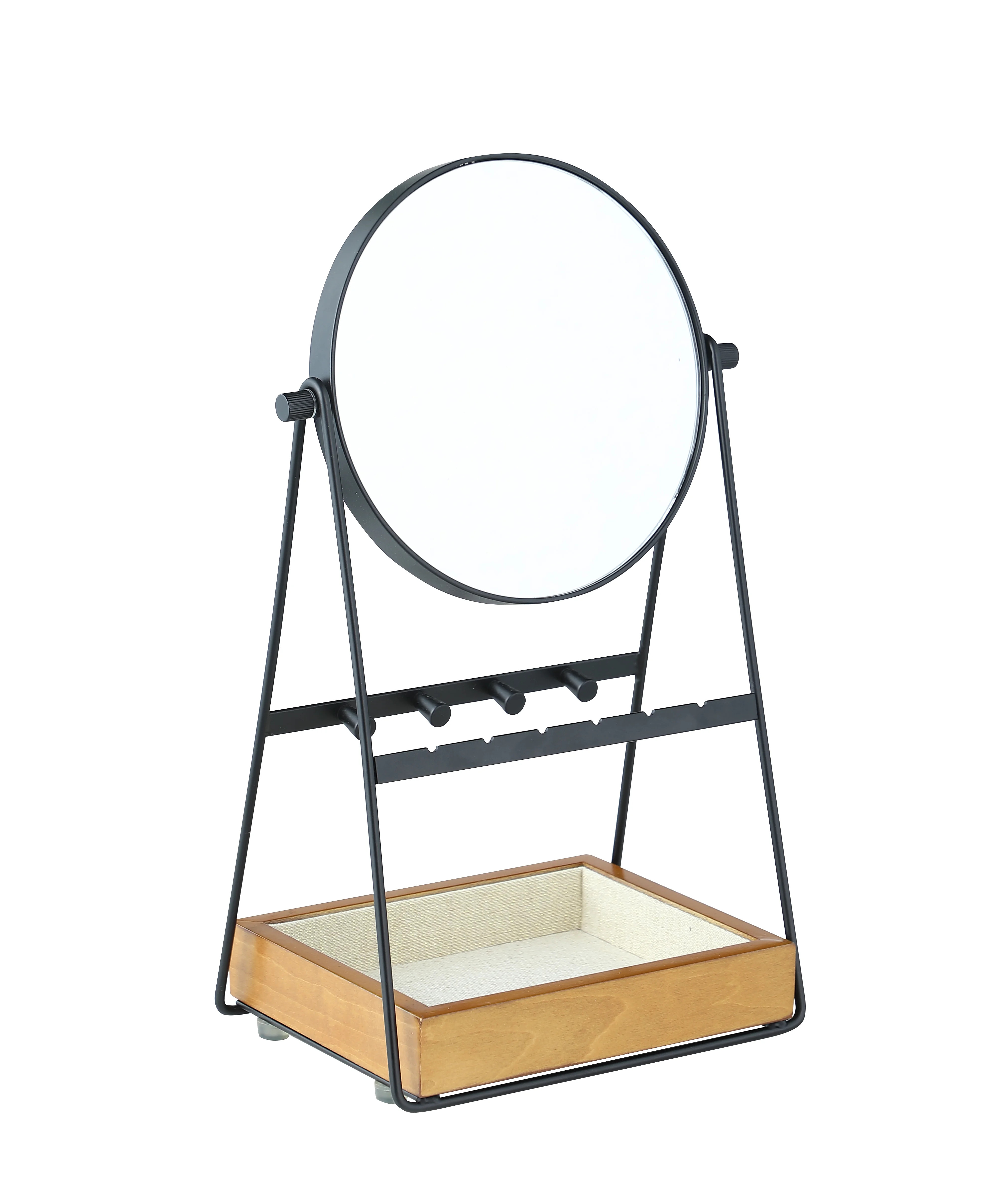 Hives & Honey Lina Jewelry Mirror Necklace Stand Black | Walmart (US)