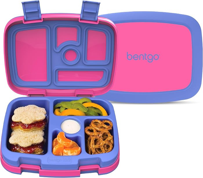 Bentgo Kids Bento-Style 5-Compartment Leak-Proof Lunch Box | Amazon (US)