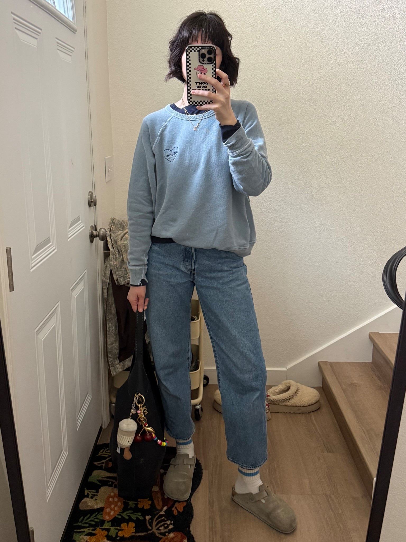 Feb 4 - catching up on 2026 outfit links! My sweatshirt is linked, but this EXACT one was embroidered for Mother’s Day as a gift from my husband ♥️

#LTKootd