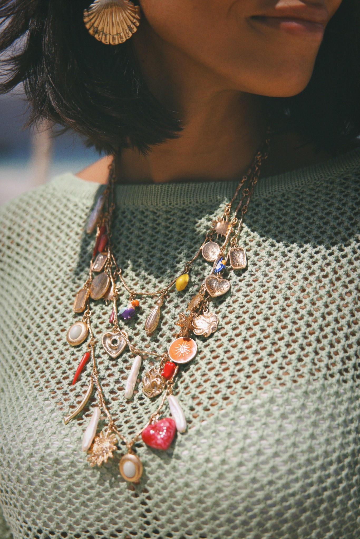 Beach jewelry, seashells, vacation look 

#LTKStyleTip #LTKTravel #LTKSwim