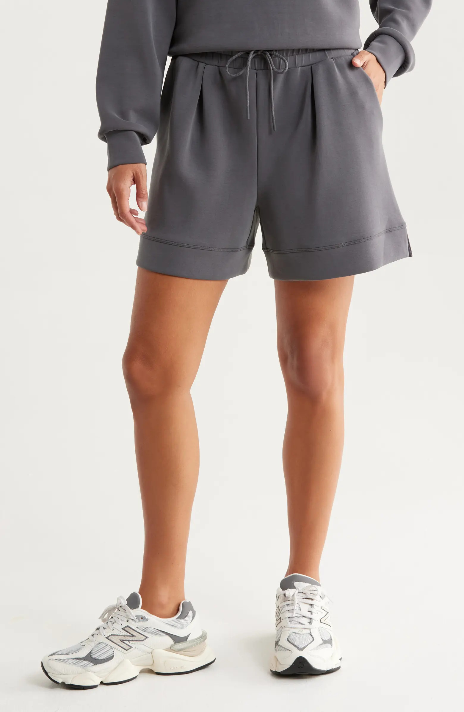 Zella Ultrasoft High Waist Knit Shorts | Nordstrom | Nordstrom