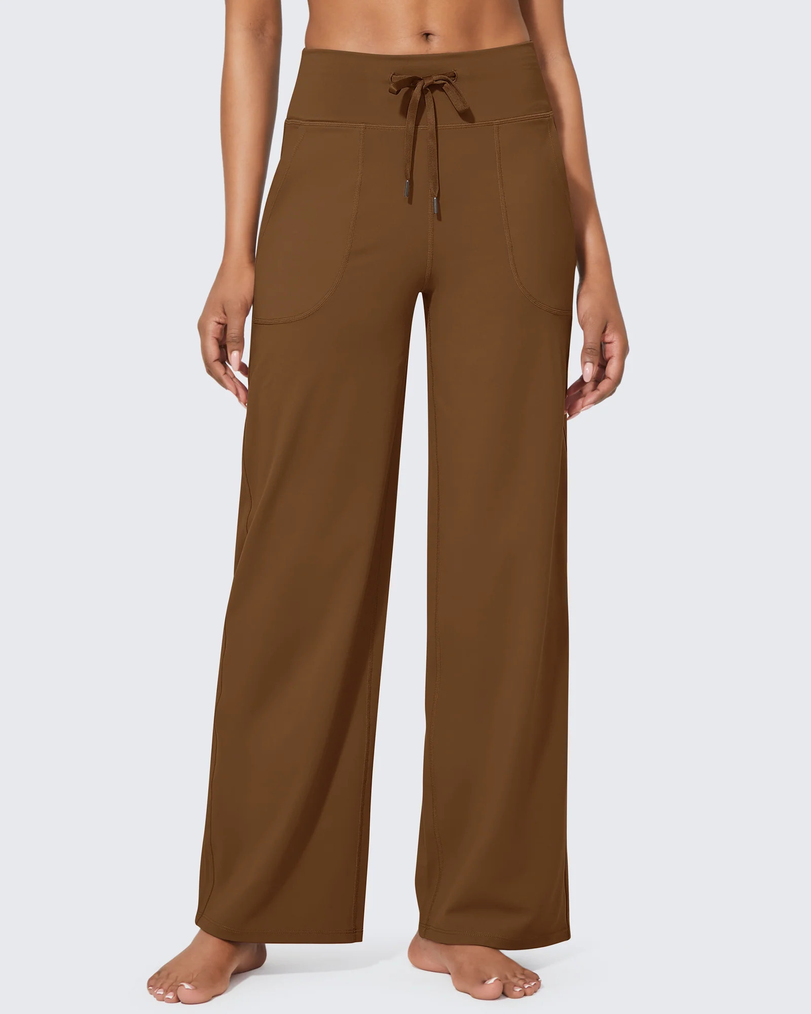 Business Casual High-Waist Wide Leg Pants | g4free activewear