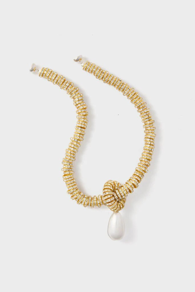 Gold Pearl Drop Necklace | Tuckernuck (US)