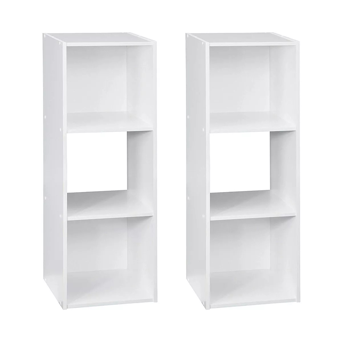 Closetmaid Home Stackable 3-Cube Cubeicals Organizer Storage, White (2 Pack) | Target