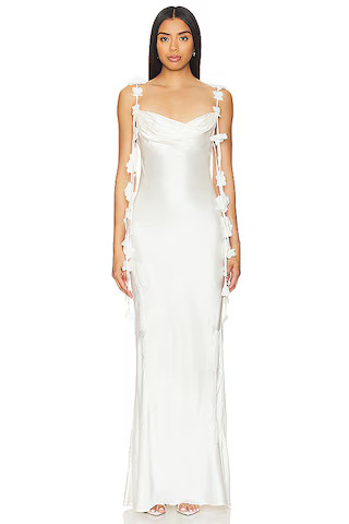 NBD Inaya Gown in Cream from Revolve.com | Revolve Clothing (Global)