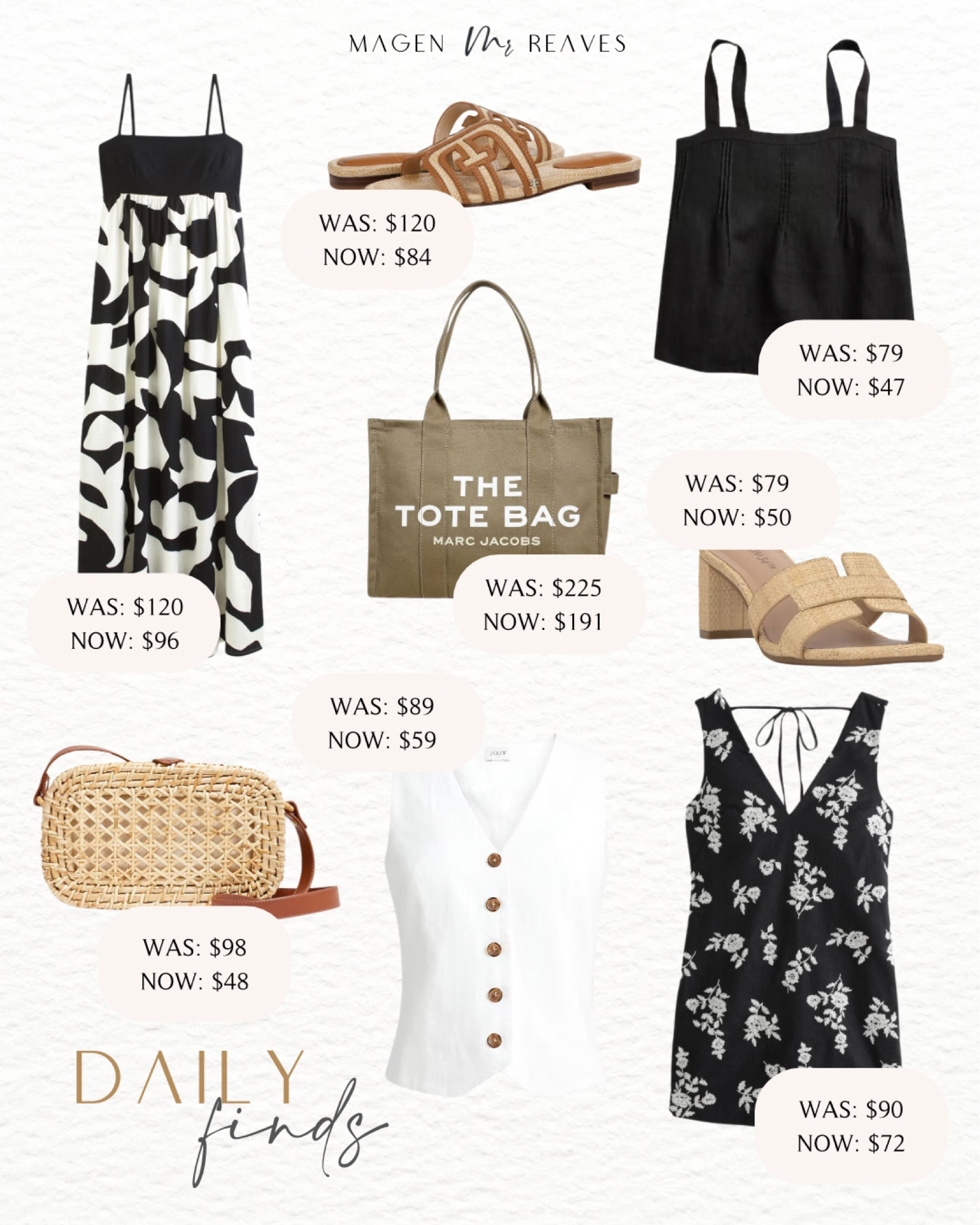 Sunday Sales - Summer dresses on sale - summer bags on sale - button down vest on sale - raffia shoes 

#LTKShoeCrush #LTKSaleAlert #LTKStyleTip