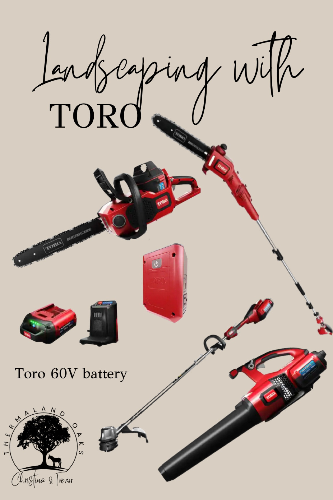Landscaping favorites for the homestead ! Chainsaw, weeder, pull cutter , blower& hedger !
All run on v60 batteries!!

#LTKSeasonal #LTKGiftGuide #LTKworkwear
