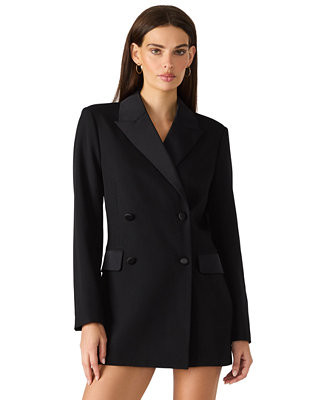 Women's Meridia Double Breasted Tuxedo Rompers | Macy's