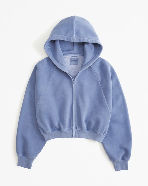 Shrunken Sunday Hooded Full-Zip | Abercrombie & Fitch (US)