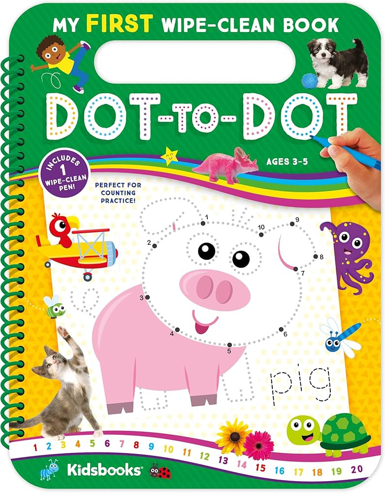 My First Wipe-clean Book: Dot-to-dot | Amazon (US)