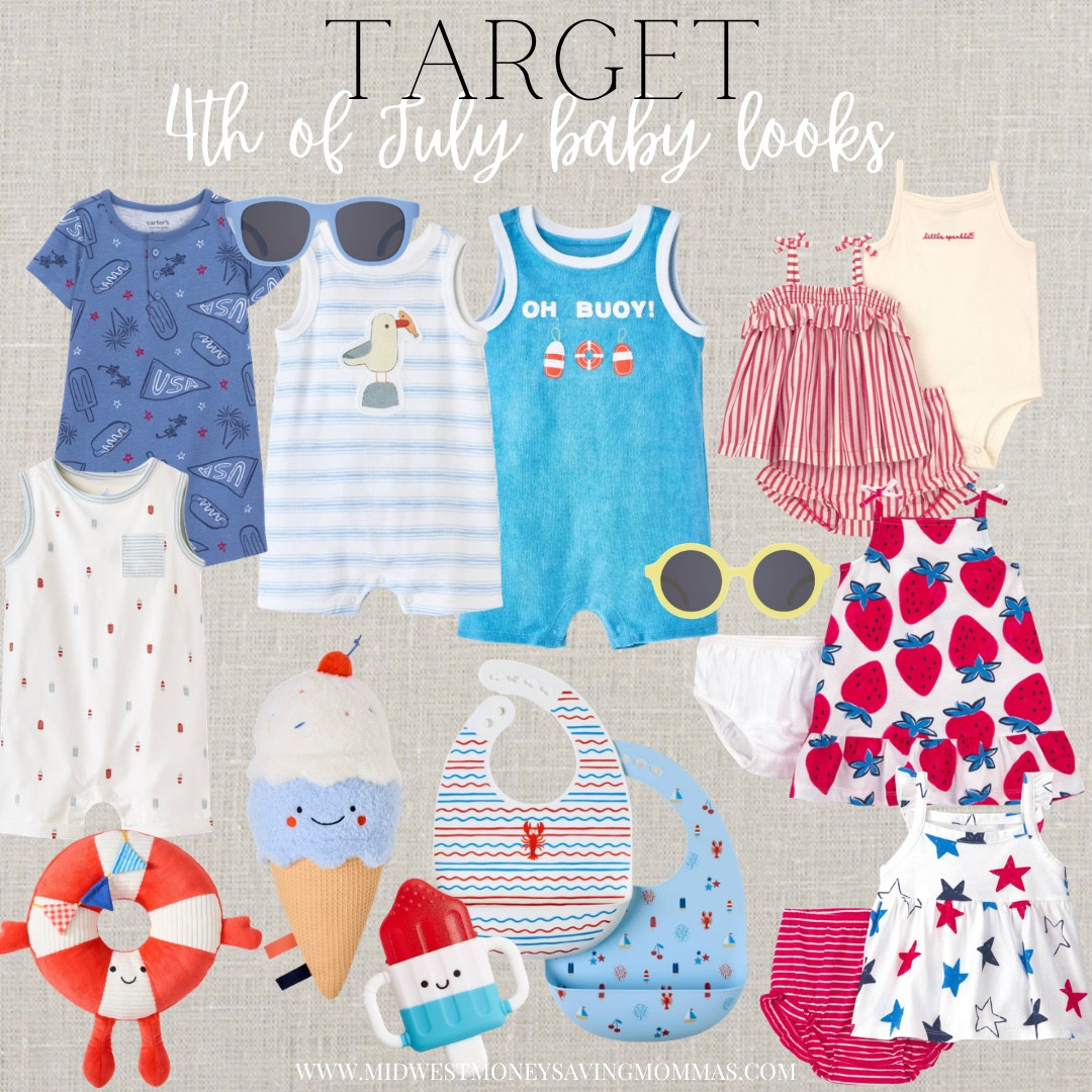 4th of July baby looks @Target 

Baby outfits baby clothes summer outfit sunglasses onesies toys

#LTKmomlife #LTKBaby #LTKKids