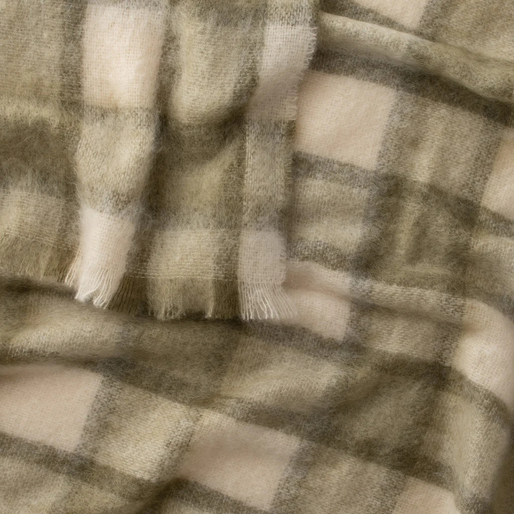 Plaid Mohair Throw | Schoolhouse