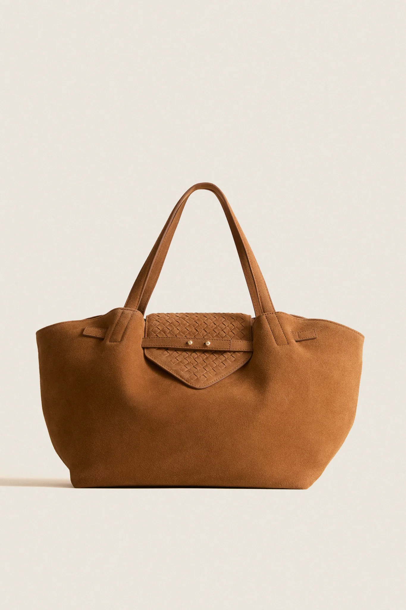 Camel Suede Blaine Tote | Tuckernuck (US)