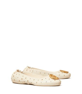 Tory Burch Minnie Travel Ballet Flat, Cut-Out Leather | Tory Burch (US)