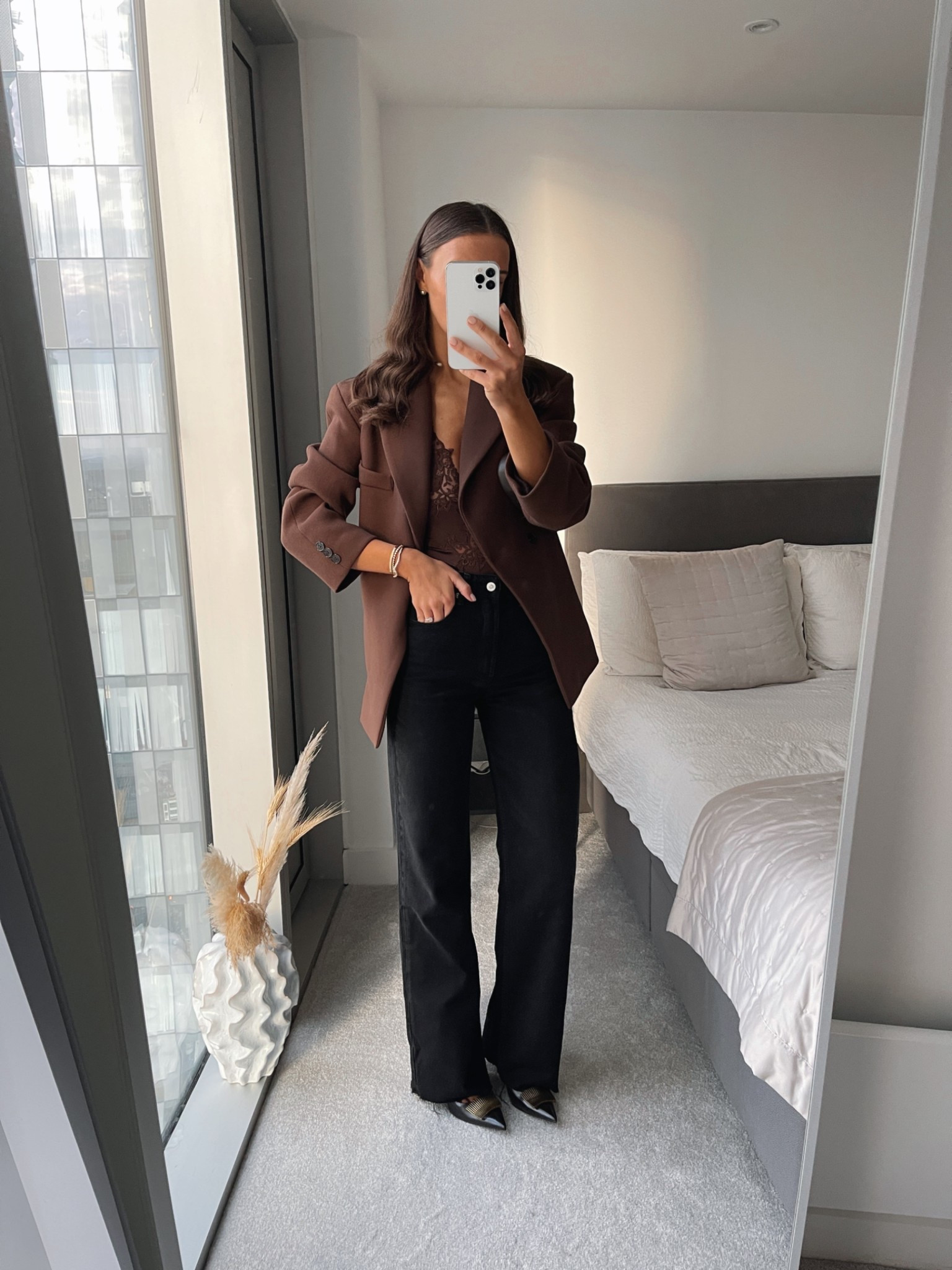 the perfect evening outfit 🤎 blazer is source unknown - similar linked 🫶🏼

#LTKdatenight #LTKstyletip #LTKpartywear