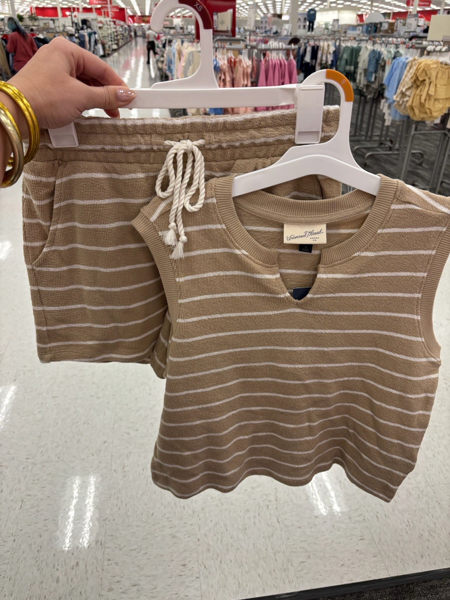 neutral set but make it cute 🤎✨
this striped top + shorts combo is giving effortless summer… comfy, lightweight, and an easy throw-on for busy days

Spring, summer, ootd, travel, vacation

#LTKSaleAlert #LTKSeasonal #LTKootd