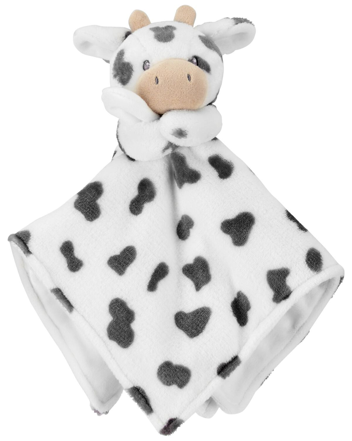 Black/White Baby Cow Security Blanket | carters.com | Carter's