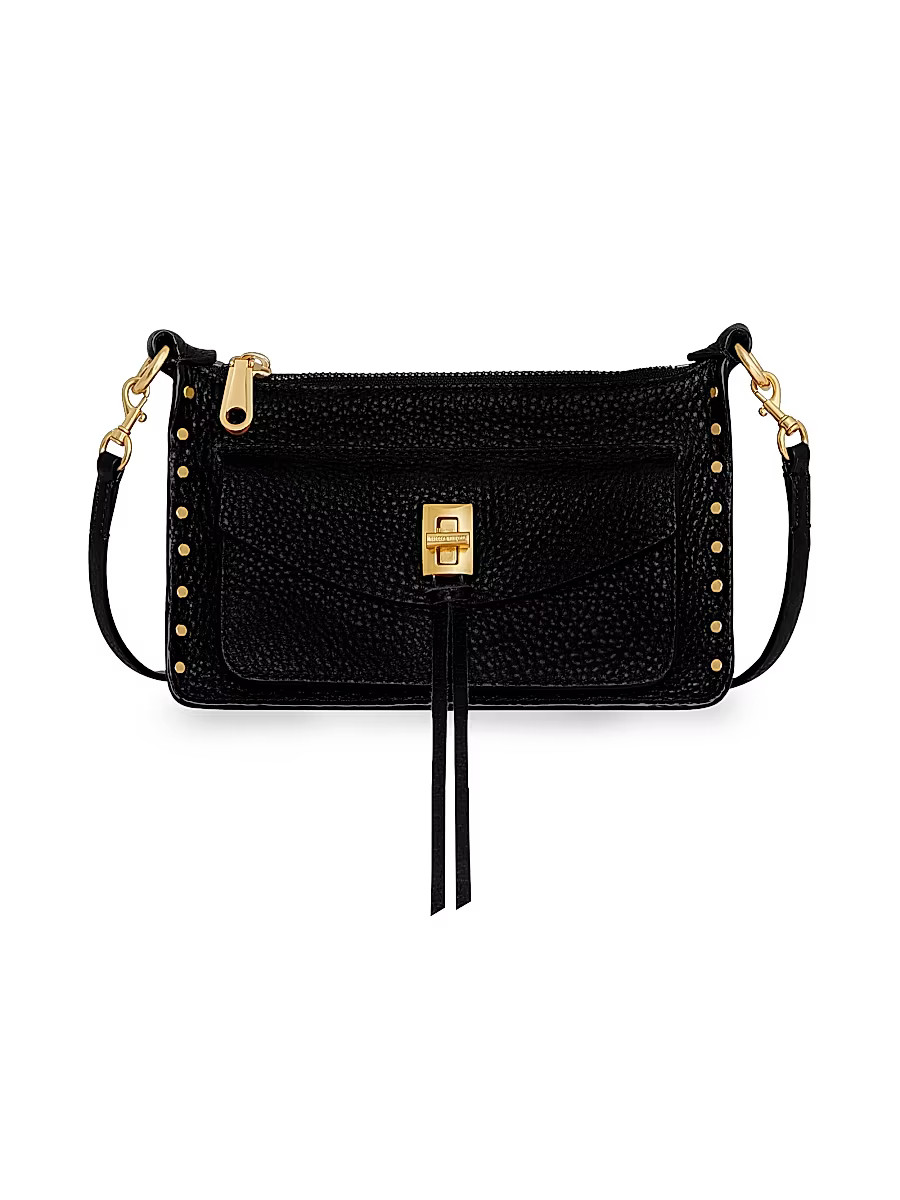 Women's Darren Mini Leather Crossbody Bag - Black | Saks Fifth Avenue