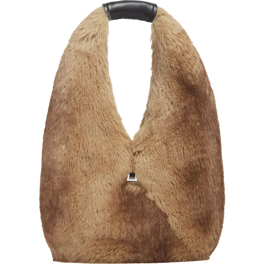 Apparis Colette Faux Mink Ring Bag in Blonde Mink at Nordstrom | Nordstrom