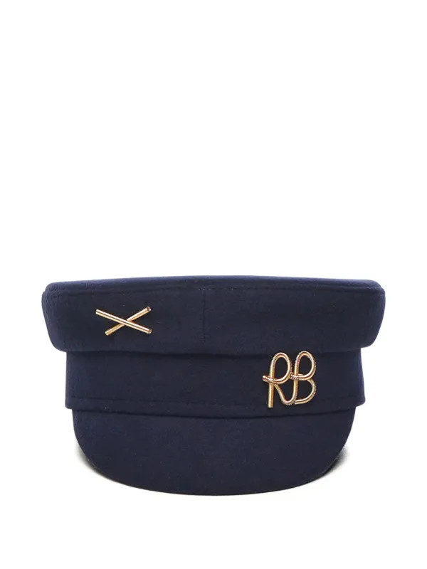 Ruslan Baginskiy logo-embellished Baker Boy Cap | Blue | FARFETCH | Farfetch Global