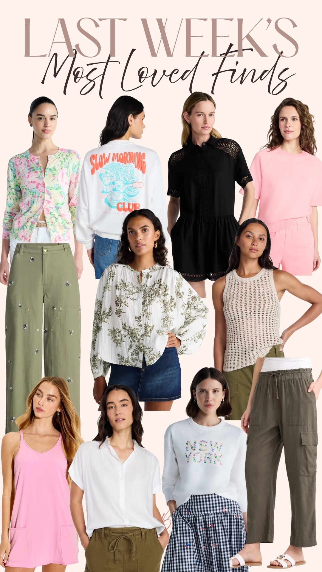 Last Week’s Most Love Finds 🩷


Walmart fashion, Walmart finds, spring outfits, spring outfits 2026, spring style, summer outfits 2026, vacation outfits, resortwear, Memorial Day outfits, 4th of July outfit, summer dresses, target finds, aerie haul

#LTKootd #LTKSeasonal