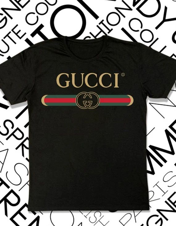 Classic Logo Gucci, Gucci Shirt, Gucci T-shirt, Gucci Logo, Gucci Fashion shirt, Fashion shirt, G... | Etsy (US)