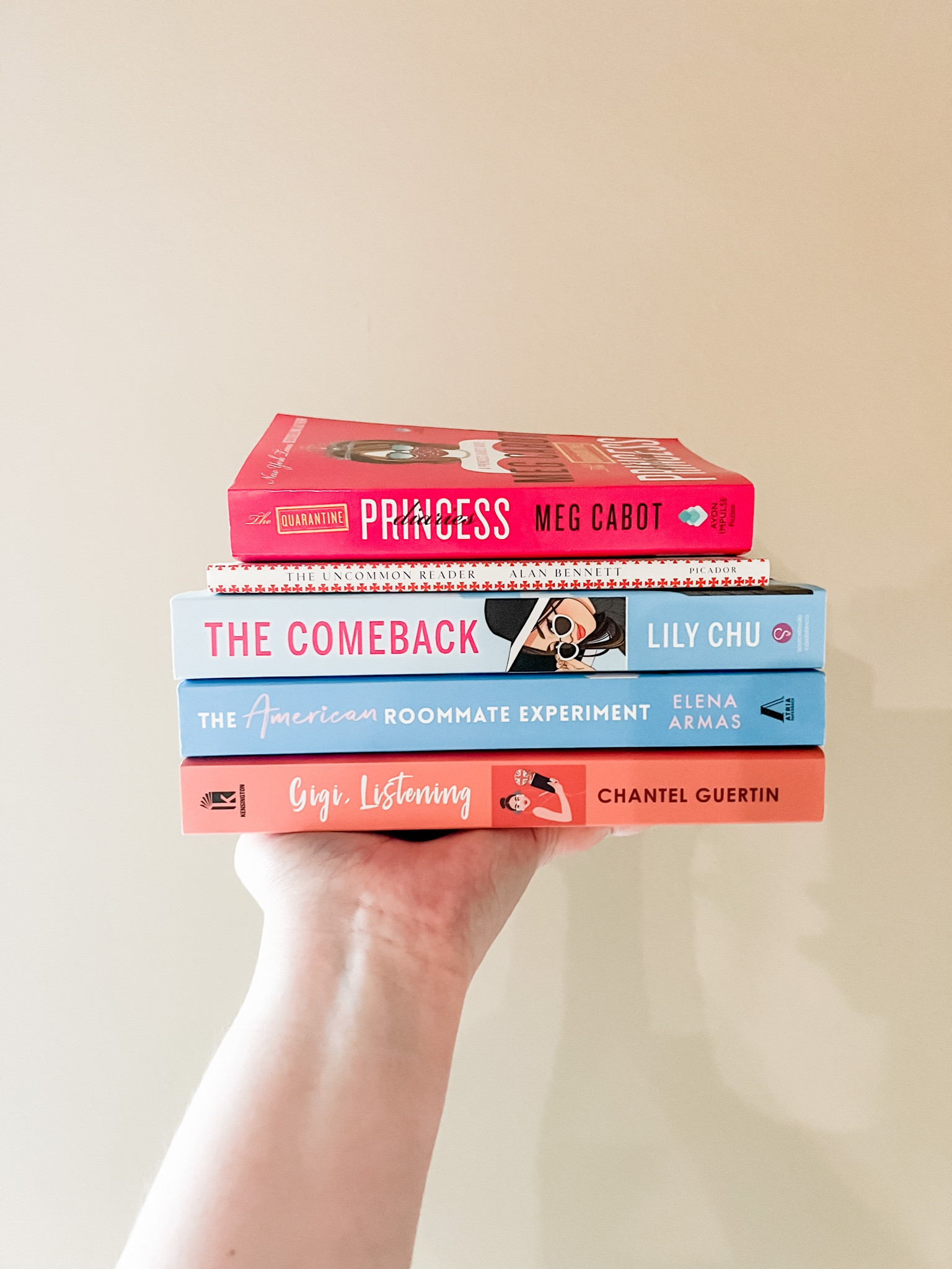 That summer reading stack. It reminds me of having a summer reading list in high school. Loving what I’ve started from this stack so far. What are you reading this summer?