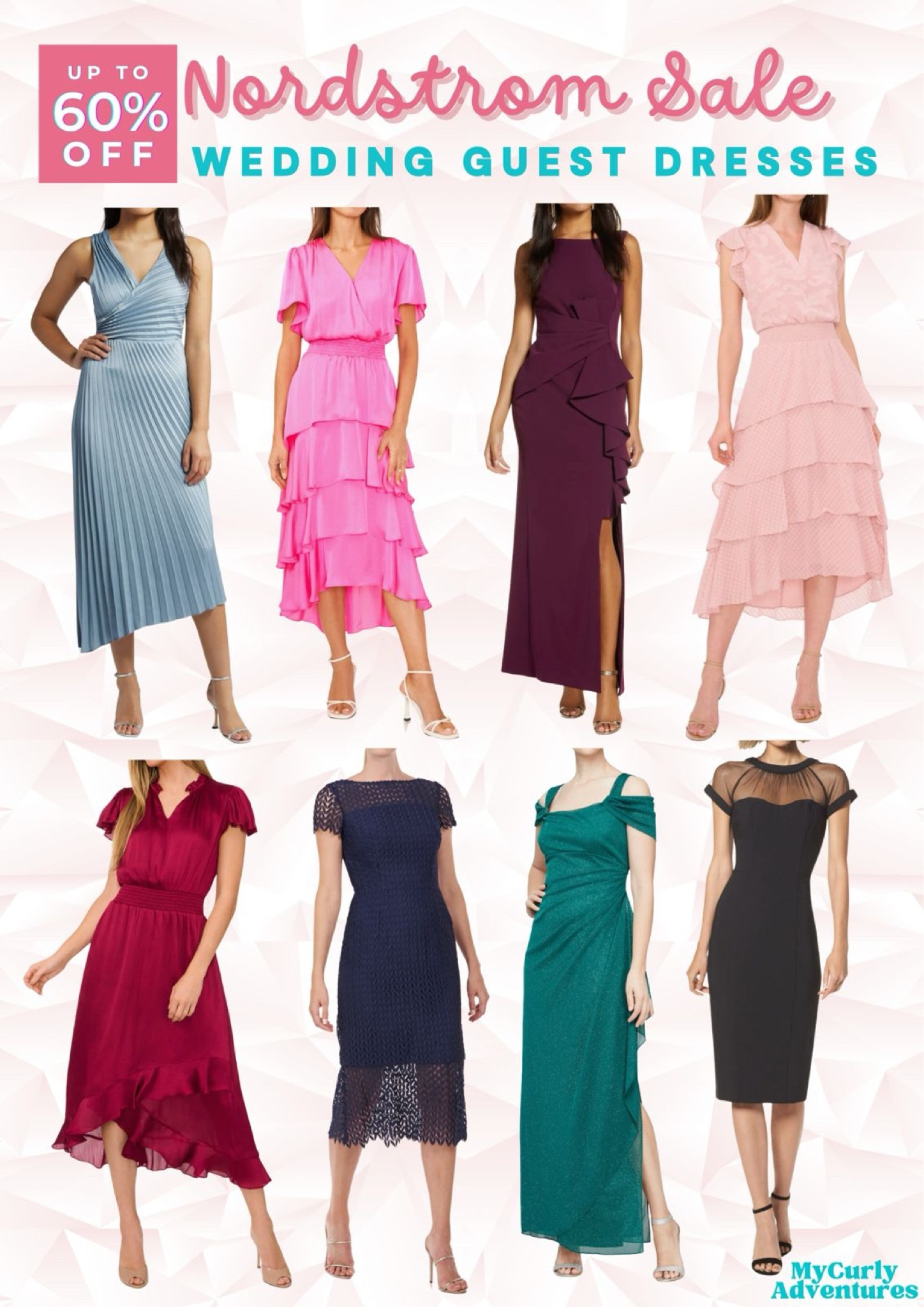 Love is in the air—and so are these stunning wedding guest dresses! Check out my top picks from Nordstrom’s Anniversary Sale! 🥳 

- pink and red flutter sleeve midi dress, pleated asymmetric hem satin dress, floral lace midi cocktail dress, shoulder ruffle glitter chitfon dress, ruffle tiered chiffon maxi dress, black crepe cocktail dress, ruffle front gown, Nordstrom finds, Nordstrom Sale

#LTKSummerSales #LTKxNSale #LTKSeasonal #LTKFindsUnder50 #LTKStyleTip #LTKParties #LTKFindsUnder100 #LTKWedding #LTKSaleAlert 
