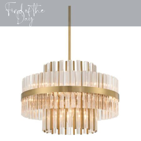 Upgrade your chandelier with this super stylish and modern gold and glass piece! We love how this chandelier adds an elegant touch to any space  

#LTKhome #LTKfamily #LTKSeasonal