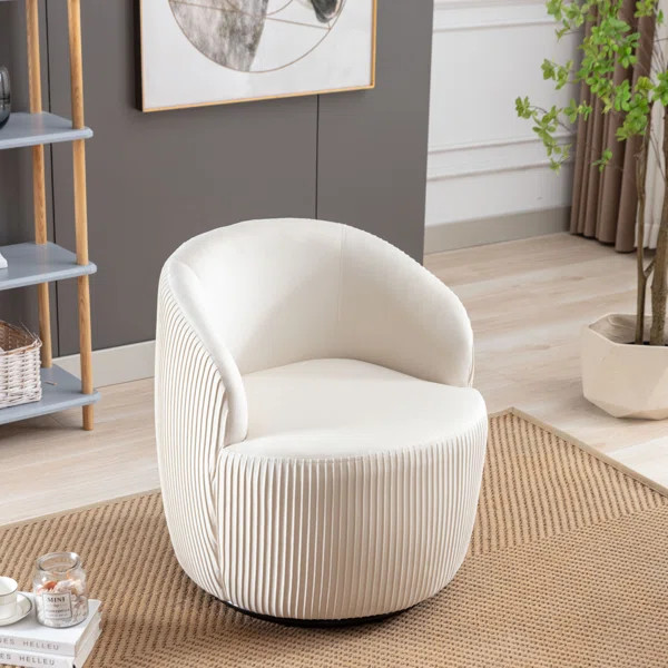25.6 Wide Accent Chair Barrel Chair | Wayfair North America