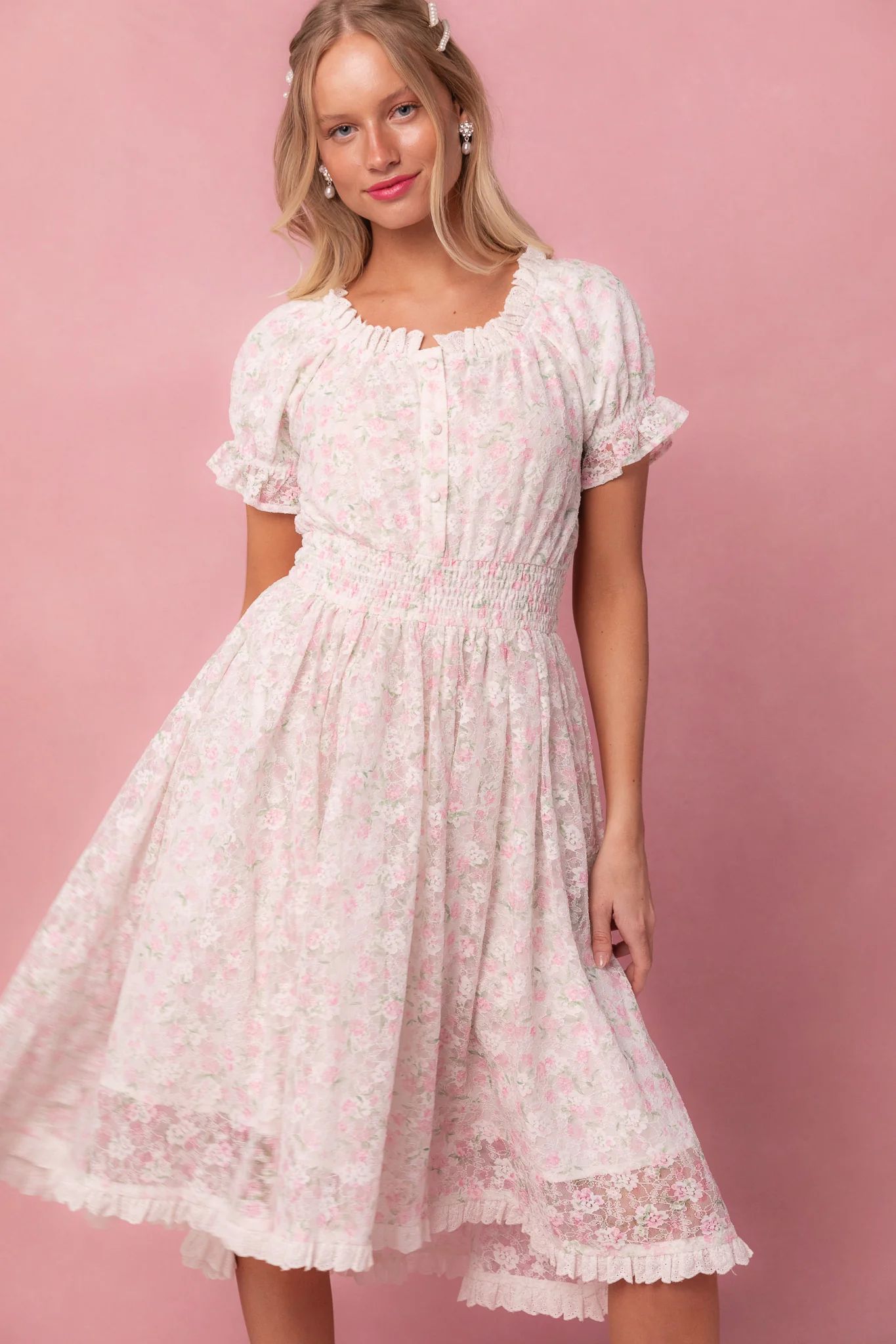 Esmee Dress in Floral | Ivy City Co