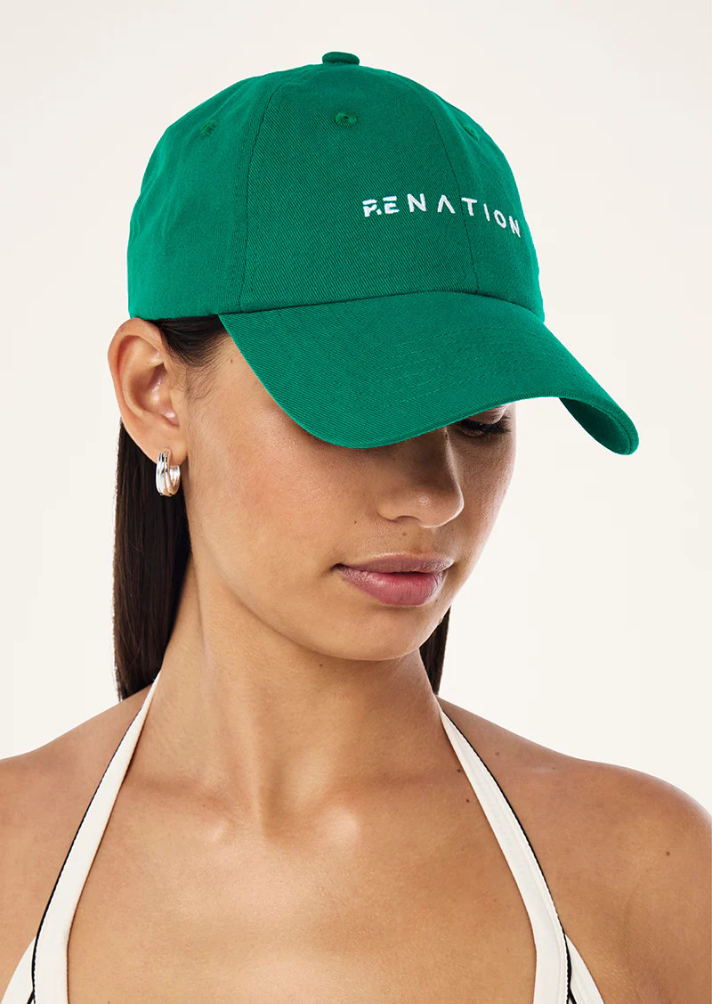 SHIFT CAP IN COLLEGE GREEN & OPTIC WHITE | P.E Nation AU