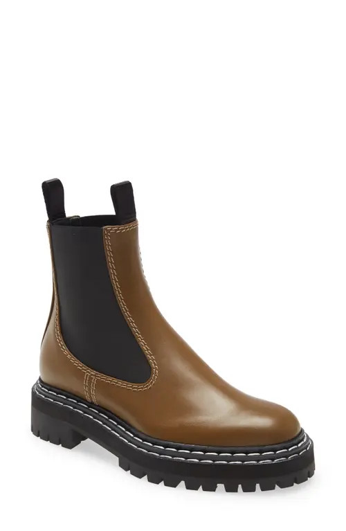 Proenza Schouler Chelsea Boot in Khaki at Nordstrom, Size 11Us | Nordstrom